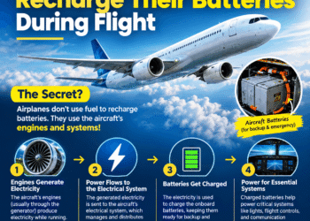 How Airplanes Recharge Their Batteries During Flight