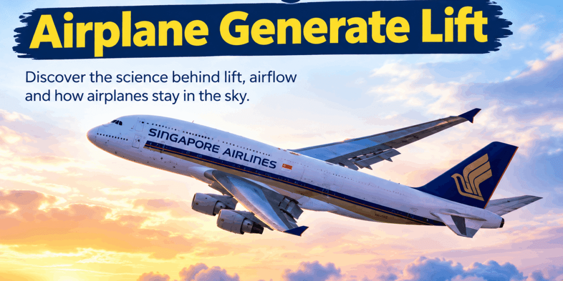How the Wings of an Airplane Generate Lift