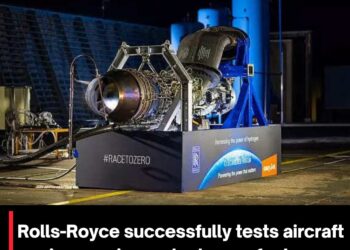 Rolls-Royce successfully tests aircraft engine running on hydrogen fuel