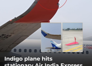 Taxiing IndiGo plane hits Air India Express aircraft at Kolkata Airport, DGCA orders probe
