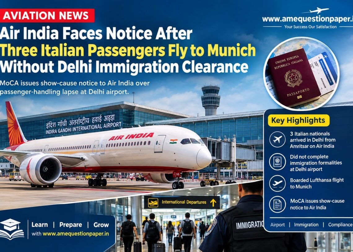 Air India Faces Notice After Three Italian Passengers Fly to Munich Without Delhi Immigration Clearance
