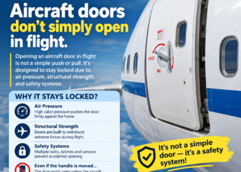 WHY DON’T AIRCRAFT DOORS SIMPLY OPEN IN FLIGHT?