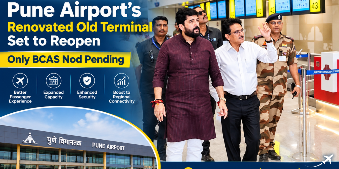 Pune Airport’s Upgraded Old Terminal Nears Reopening, BCAS Clearance Awaited