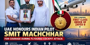 UAE Honours Indian Flydubai Captain Smit Machchhar for Heroic Actions During Mid-Air Cockpit Attack